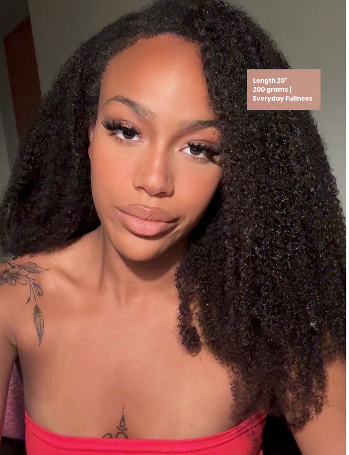 Kink-a-boo Wefts (Afro Kinky Coily 4B-4C)